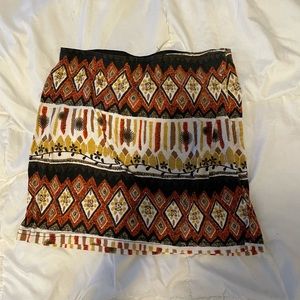 Boho pattern skirt